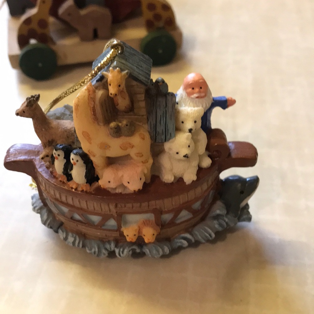 Set of 6 Noah’s Ark Ornament - Picture 4 of 6